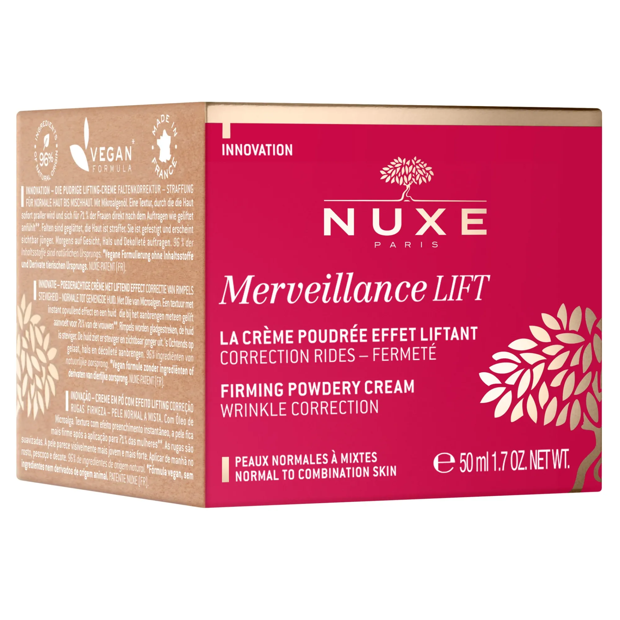 Clearance Die Pudrige Lifting-Creme, Merveillance Lift 50 ml Tagescreme|Anti-Aging